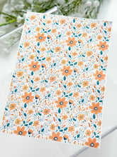 Load image into Gallery viewer, Transfer Paper 365 Orange Flowers | Image Water Transfer