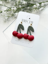 Load image into Gallery viewer, The Cherry Dangles (also in silver)