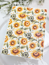 Load image into Gallery viewer, Transfer Paper Sheet 521 Sunflowers | Image Water Transfer