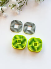Load image into Gallery viewer, Infinity Square Donut Polymer Clay Cutter