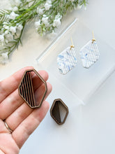 Load image into Gallery viewer, Octagon Half Lined Polymer Clay Cutter