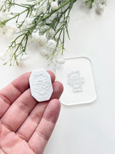 Load image into Gallery viewer, Teddy Bear #2 Acrylic Texture Tile | Acrylic Embossing Stamp