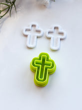 Load image into Gallery viewer, Cross Easter Skinny Polymer Clay Cutter