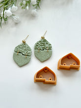 Load image into Gallery viewer, Sliced Rounded Hexagon Set with Drill Guides Polymer Clay Cutters
