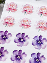 Load image into Gallery viewer, Transfer Paper 460 Peony & Purple Flower | Image Water Transfer