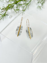 Load image into Gallery viewer, The Agate Rectangle Hoops