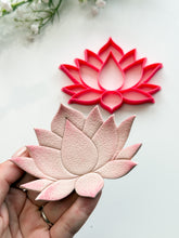 Load image into Gallery viewer, Lotus #2 Trinket Dish/Coaster Clay Cutter
