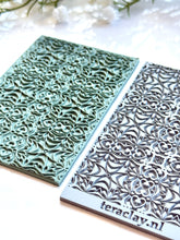 Load image into Gallery viewer, Ethnic Tile #2 Rubber Texture Mat for Polymer Clay