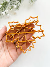 Load image into Gallery viewer, Maple Leaf Trinket Dish Clay Cutter