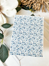 Load image into Gallery viewer, Transfer Paper 188 Blue Flowers | Image Water Transfer