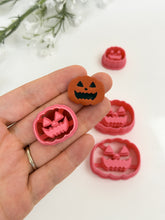 Load image into Gallery viewer, Jack-o’-Lantern Pumpkin 2025 Polymer Clay Cutter