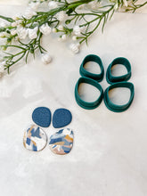 Load image into Gallery viewer, Duo Organic Rounded Dangle Polymer Clay Cutter Set
