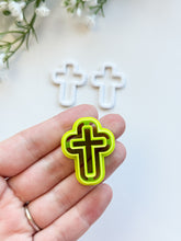 Load image into Gallery viewer, Cross Easter Skinny Polymer Clay Cutter