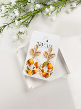 Load image into Gallery viewer, The Lemon Tree Leafy Dangles (also in silver)