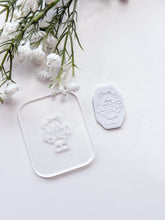 Load image into Gallery viewer, Teddy Bear #2 Acrylic Texture Tile | Acrylic Embossing Stamp