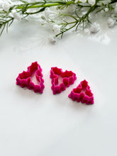 Load image into Gallery viewer, Triple Holly Leaf Polymer Clay Christmas Cutter