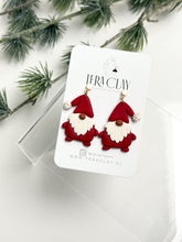 Load image into Gallery viewer, The Festive Gnome Dangles (also in silver)