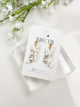 Load image into Gallery viewer, The Marble Cat Dangles (also in silver)