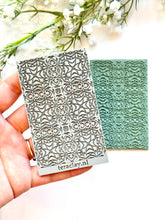 Load image into Gallery viewer, Ethnic Tile #2 Rubber Texture Mat for Polymer Clay