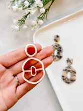 Load image into Gallery viewer, Organic Donut Set Dangle Polymer Clay Cutter