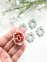 Load image into Gallery viewer, Scalloped Donut Polymer Clay Cutter with Drill Guides