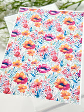 Load image into Gallery viewer, Transfer Paper 381 Vivid Flowers | Image Water Transfer