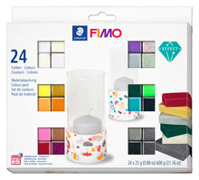Load image into Gallery viewer, Fimo Soft Set - 24 Colour Pack Effect 24x25g