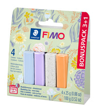Load image into Gallery viewer, Fimo Soft Set - Colour Pack Bloomy BONUSPACK 3+1