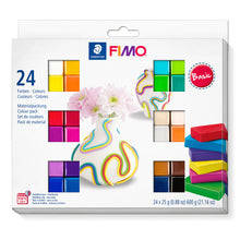 Load image into Gallery viewer, Fimo Soft Set - 24 Colour Pack Basic 24x25g