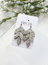 Load image into Gallery viewer, The Triple Dangle in Sage Green (also in silver)