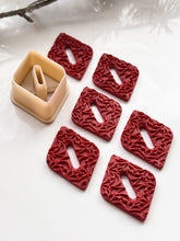 Load image into Gallery viewer, Rhombus Skinny Donut Polymer Clay Cutter