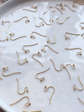 Load image into Gallery viewer, Long Lasting PVD Vacuum Plated 18K Gold Water-Resistant 316 Surgical Stainless Steel Earring Ball End Hooks 50pcs Anti-Tarnish