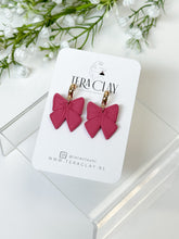Load image into Gallery viewer, The Textured Bow Dangles