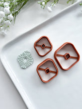 Load image into Gallery viewer, Chunky Rhombus Donut Polymer Clay Cutter