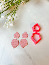 Load image into Gallery viewer, Duo Irregular Hexagon Polymer Clay Cutter Set