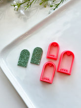 Load image into Gallery viewer, Tall Arch with Drill Guides Polymer Clay Cutter