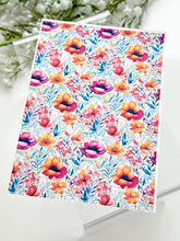 Load image into Gallery viewer, Transfer Paper 381 Vivid Flowers | Image Water Transfer