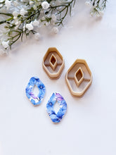Load image into Gallery viewer, Rhombus Geometric Donut Polymer Clay Cutter