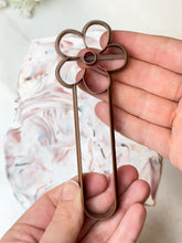 Load image into Gallery viewer, Floral Bookmark Clay Cutter