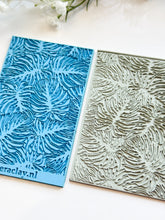 Load image into Gallery viewer, Large Monstera Leaves Rubber Texture Mat for Polymer Clay
