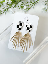 Load image into Gallery viewer, The Checkered Elegant Dangles