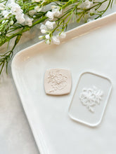 Load image into Gallery viewer, Carnation Flower Acrylic Texture Tile | Acrylic Embossing Stamp