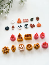 Load image into Gallery viewer, Fall/Halloween Stud Pack 2025 Polymer Clay Cutter