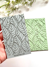 Load image into Gallery viewer, Wavy Leaves Rubber Texture Mat for Polymer Clay