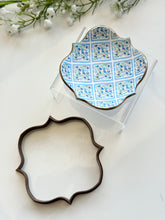 Load image into Gallery viewer, Baroque Square Trinket Dish Clay Cutter PCC1378