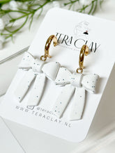 Load image into Gallery viewer, The Bow Dangles in Speckled White