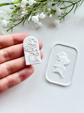Load image into Gallery viewer, Blooming Flowers Acrylic Texture Tile | Acrylic Embossing Stamp