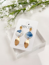 Load image into Gallery viewer, The Blue Marble Drop Dangles