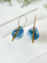 Load image into Gallery viewer, The Blue Organic Hoops