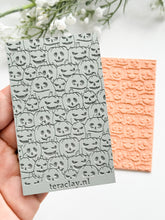 Load image into Gallery viewer, Pumpkin Halloween Rubber Texture Mat for Polymer Clay